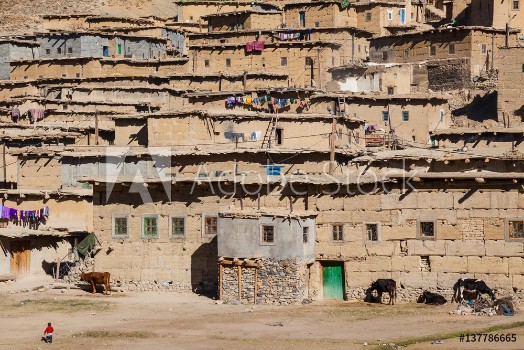 Picture of Remote Rural Berber village in Morocco